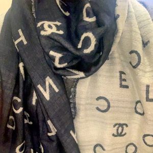 Chanel cashmere scarf